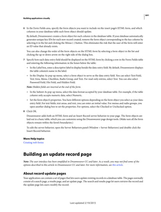 Dreamweaver reference