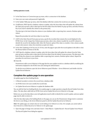 Dreamweaver reference