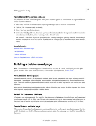 Dreamweaver reference