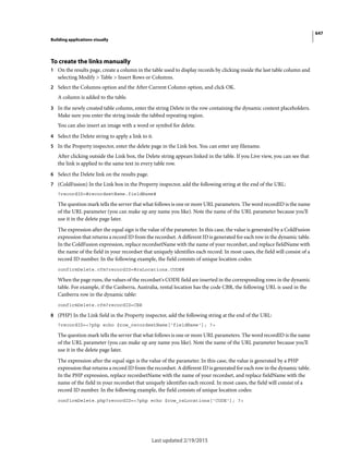 Dreamweaver reference