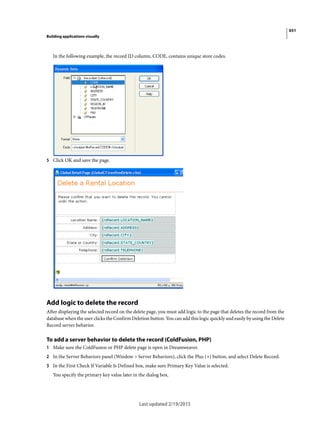 Dreamweaver reference