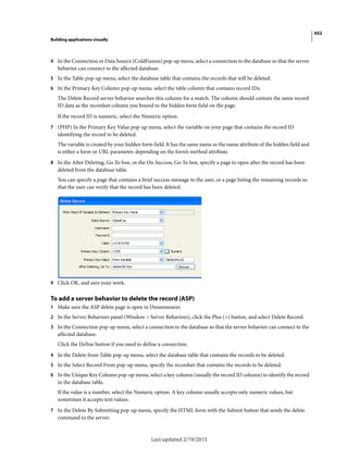 Dreamweaver reference