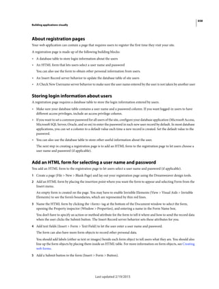 Dreamweaver reference