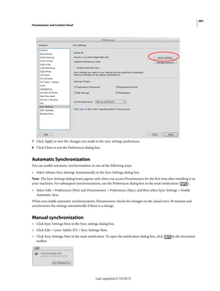 Dreamweaver reference