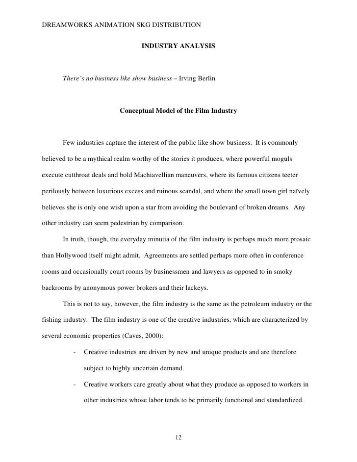 dreamworks animation skg distribution capstone project dreamworks cover letter