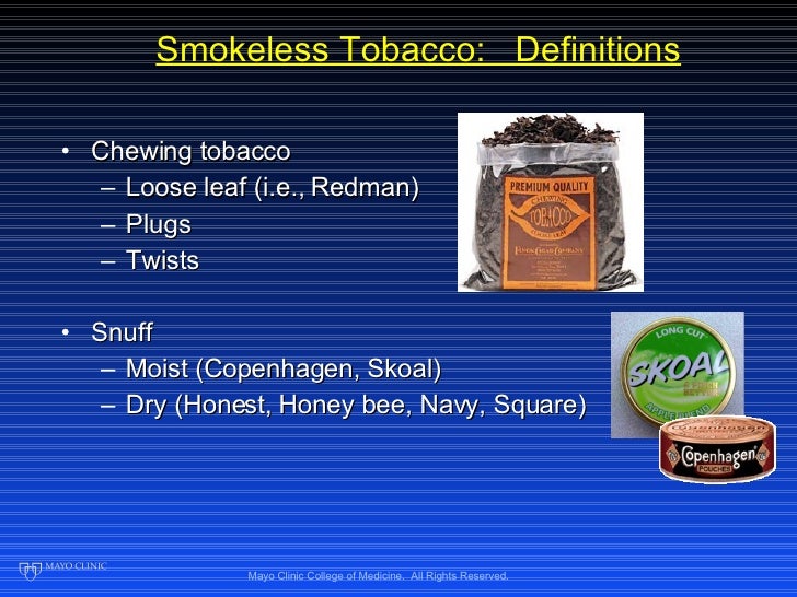 Dr. Ebbert Spit Tobacco Presentation