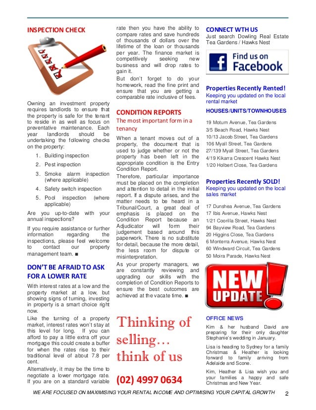 Dowling Real Estate December 2013