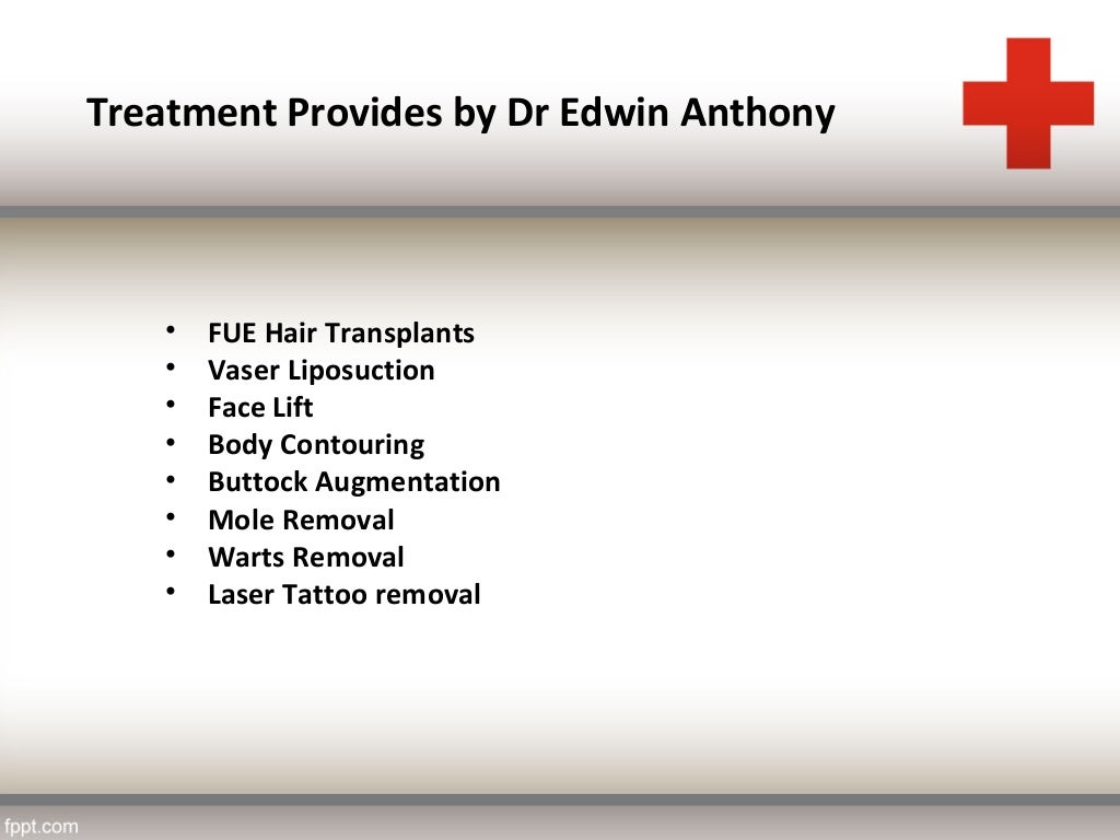 Dr. Edwin Anthony Hair Transplant Surgeon & Cosmetic Doctor