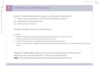 92
92Unédic
L’ASSURANCECHÔMAGE-Dossierderéférencedelanégociation-Février2016
Retour au sommaire
 