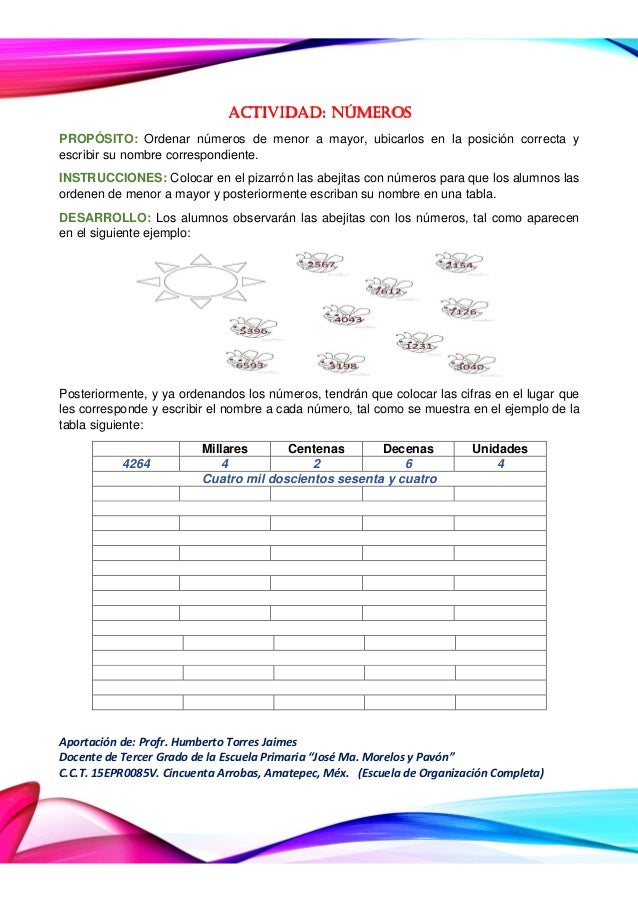 Actividades para empezar bien el día