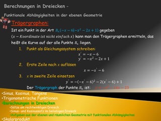 Aufgaben aus der ebenen und räumlichen Geometrie mit funktionalen Abhängigkeiten  