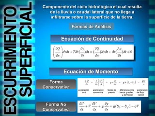Formas de Análisis Forma Conservativa Forma No Conservativa