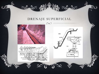 DRENAJE SUPERFICIAL
 