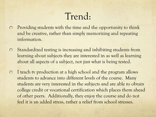 Current trends, challenges, and issues in education presentation | PPTX