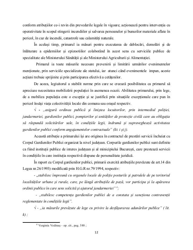 Drepturi Si Obligatii Ale Functionarului Public Cazul Primarului De