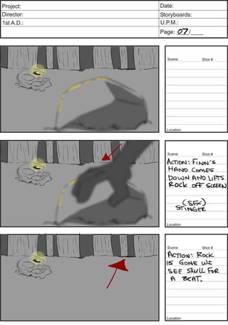Adventure Time Storyboard