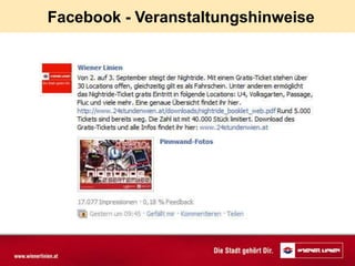 Facebook - Veranstaltungshinweise
 