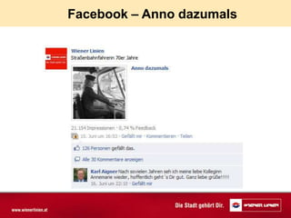 Facebook – Anno dazumals
 