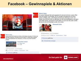 Facebook – Gewinnspiele & Aktionen
 