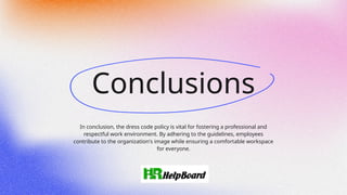 Dress Code Policy Template, Casual Dress Code | PPTX