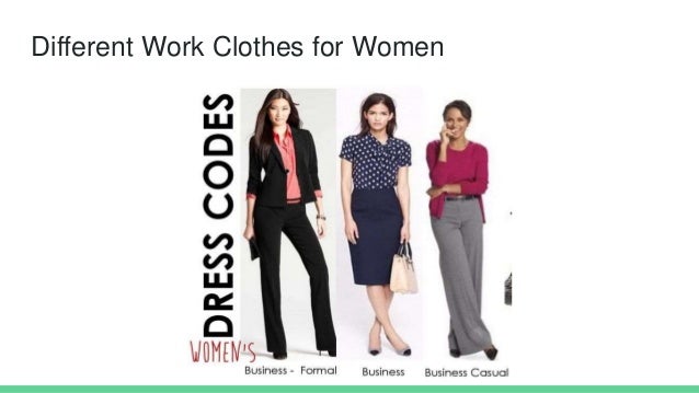 ladies formal wear for presentation