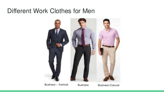 formal attire for presentation