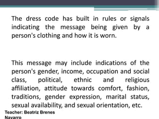 Dress codes | PPTX