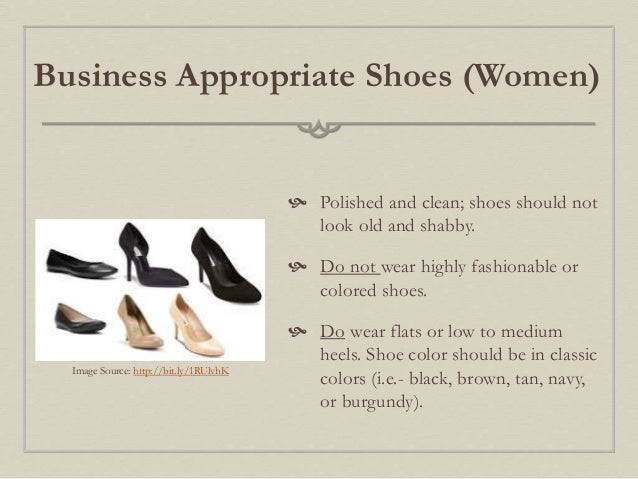 business appropriate shoes