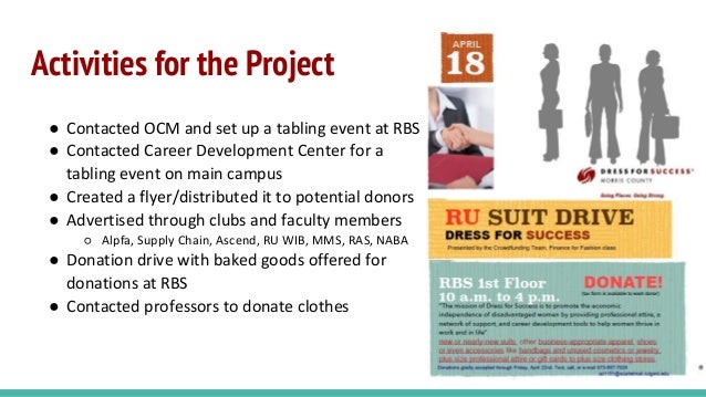 dress for success crowdfunding dress for success flyer