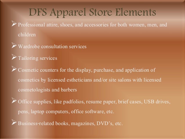 dress for success store