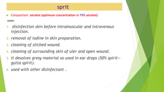 Sprit Injection Dressing | PPTX | First Aid | Injuries