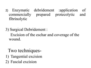 Dressing of burn wound | PPT