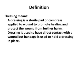 PPT - Wound dressing PowerPoint Presentation, free download - ID:2988967