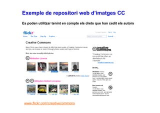 Drets autor, propietat intel·lectual i Creative Commons