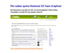 Drets autor, propietat intel·lectual i Creative Commons