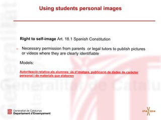 Using students personal images  