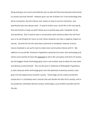 Drew dondelinger  virtual communities- final draft