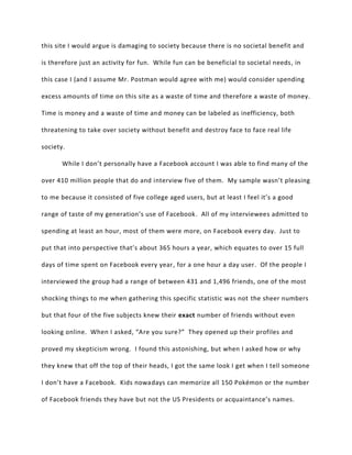 Drew dondelinger  virtual communities- final draft