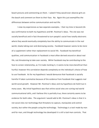 Drew dondelinger  virtual communities- final draft