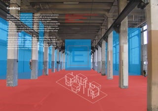 Genbrug
Tegnestuens kernekompetencer; innovativ omdannelse/genanven-             Opgave: Konvertering af industribygning til kontorer
delse samt miljøhensyn som en integreret del af designprocessen          Bygherre: Privat virksomhed
                                                                         Status: Skitseprojekt ikke realiseret
har baggrund i en række byggesager jeg har gennemført.                   Medarbejdere:
Særligt mine erfaringer med Designskolen Kolding (Khr arkitekter-        Arkitekt maa. Frans Drewniak
1998), Albertslund Hovedbibliotek (Henning Larsen Architects-2004)
og Kulmøllen handler i en bæredygtig sammenhæng om hvordan
en innovativ omdannelse af eksisterende bygninger forlænger leve-
tiden og bibringer nye muligheder og oplevelser til gavn for miljø
og lokalsamfund.

Bæredygtige overvejelser drejer sig altså ikke udelukkende om
bygningernes energiforbrug. Høj kvalitet, fleksibilitet og social ac-
cept der resulterer i en meget lang levetid er en af de mest effektive
måder at forvalte vores ressourcer på. Det er genbrug på et højt
samfundsøkonomisk niveau der tilmed bringer de kulturelle og
historiske værdier med ind i samtiden.
 