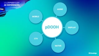 |
MOBILE
AUDIO
CTV
DISPLAY
NATIVE
pDOOH
 
