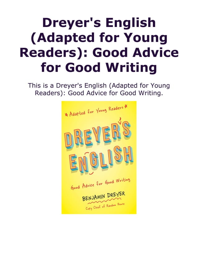 Obtenga libros gratis Dreyer's English (Adapted for Young Readers