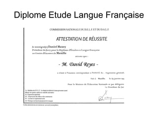 Diplome Etude Langue Française
 