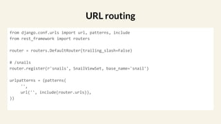Django REST Framework | PPT