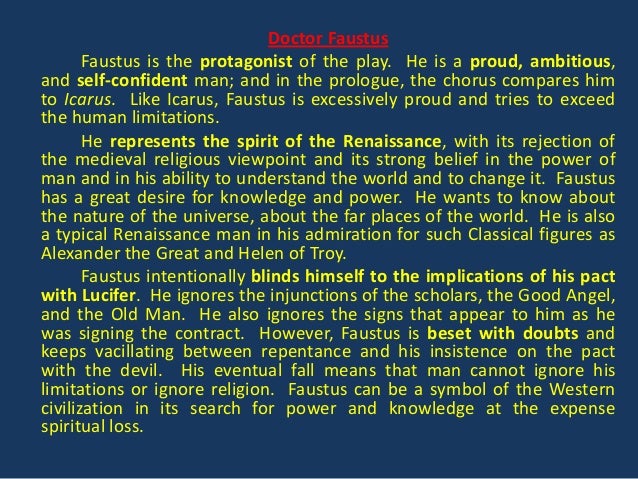 Doctor faustus thesis