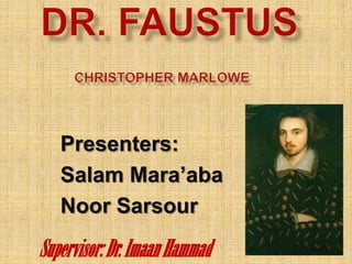 Presenters:
Salam Mara’aba
Noor Sarsour
Supervisor:Dr.ImaanHammad
 