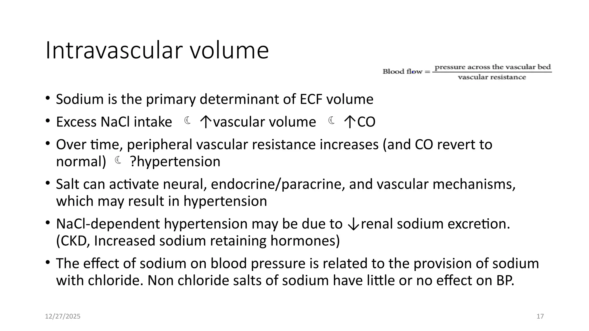 Chronic High Blood Pressure and Cardiovascular Risk (Hypertension) | PPTX