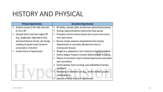 Chronic High Blood Pressure and Cardiovascular Risk (Hypertension) | PPTX
