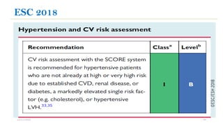 Chronic High Blood Pressure and Cardiovascular Risk (Hypertension) | PPTX