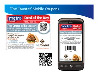 ‘The Counter’ Mobile Coupons
 